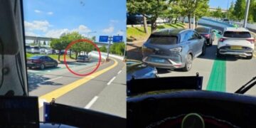 공항 입구 막은 무개념 차량 사흘만에 이동…과태료는 겨우 12만원