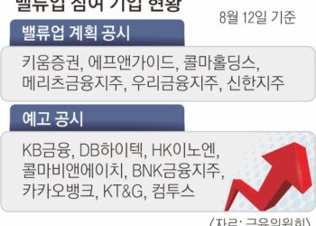 “밸류업 급히 내놨다간 시장 평가 냉랭”… 참여 관망하는 기업