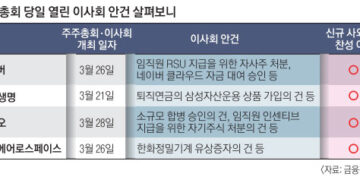 임기 첫날부터… 신규 사외이사들 반대표 1건도 없었다