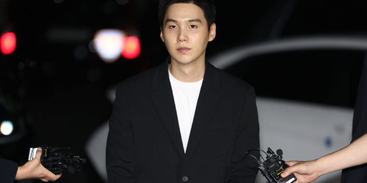 ‘전동스쿠터 음주운전’ BTS 슈가, 벌금 1500만원 약식명령