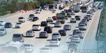 ‘추석 연휴’ 수도권 교통량 평균 212만대→252만대로 늘어…警, 특별 교통관리 나서