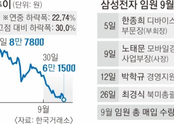자사주 120억어치 사도 ‘6만전자’마저 아슬아슬