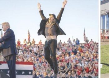 첫 피격 현장 다시 찾은 트럼프 “우리 모두 미국 위해 총 맞았다”