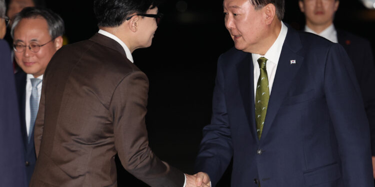 尹, 21일 오후 한동훈과 면담…정진석 비서실장 배석