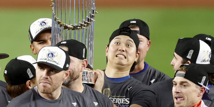 WS 우승 위해 왔다더니… 진짜했다, 오타니