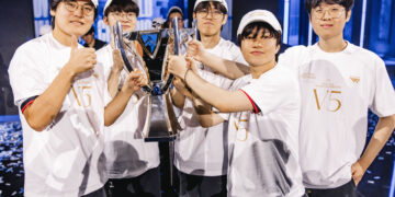 ‘페이커’ 또 대기록… T1, 중국팀 꺾고 롤드컵 ‘5회 우승’