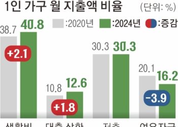 하루 두 끼도 못 먹는 1인가구…부업 뛰어도 여윳돈은 줄어