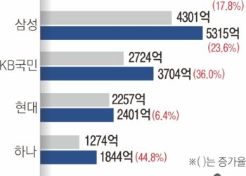 ‘서민 급전’ 대출에… 카드사 배불렀다