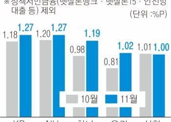 더 벌어진 예대금리차… 21개월 만에 가장 컸다[2024년 한국 자본시장 결산]