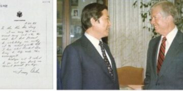 카터, DJ에게 “만나 뵐 수 있어 기쁘다”