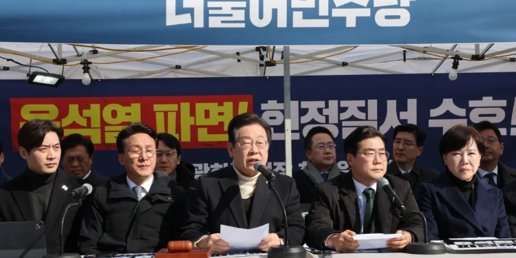 ‘방탄복’ 입은 이재명 “최상목, 직무유기 현행범 체포 가능…몸조심하시길”