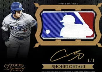 ‘50홈런·50도루 오타니 카드’ 15억원 낙찰