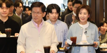 김문수-나경원, 햄버거 회동…“다른 후보 누구와도 협력할 것”