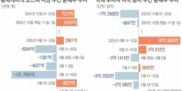 美주식 팔고, 韓주식 사고… 7개월 만에 머니무브