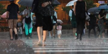 전국 대부분 ‘호우특보’…울산 태화강 태화교 홍수주의보·사연교 홍수경보