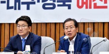 홍준표 “종교집단 사기 경선”… 권성동 “분열적 망상”