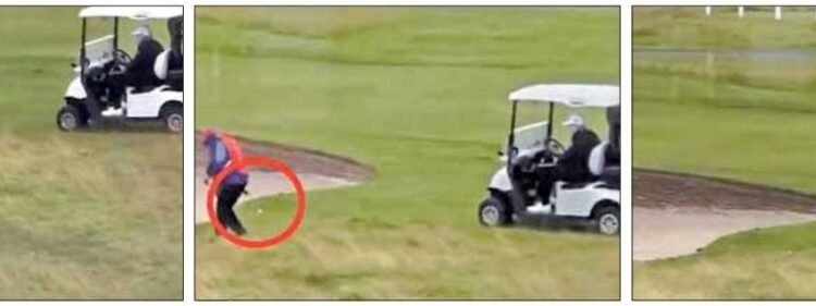 ‘알까기’ 눈속임 골프 치고, 풍력 발전 음모론 꺼내고… 트럼프 ‘기행의 연속’