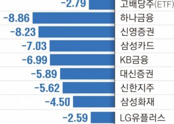 코스피 5000 멀어지나… ‘배당소득 분리과세 후퇴’에 배당주 급락