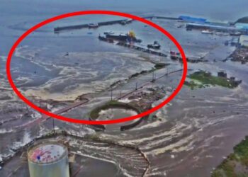 성난 지구…하늘서 본 쓰나미 ‘푸틴의 나라’ 강타 (영상) [포착]