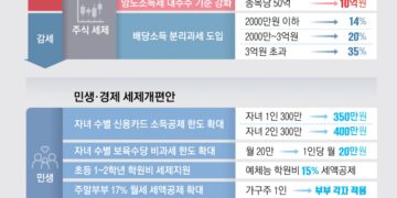 배당소득 분리과세 최고세율 35% ‘절충’