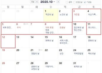 열흘 ‘황금연휴’ 무산…정부 “10월 10일 임시공휴일 검토 안해”