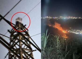 노을 찍겠다고 송전탑 올라갔다가 감전사에 산불, 정전까지 난 대만