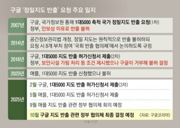 英佛獨서 다 되는 ‘구글 길 찾기’… 정밀지도 핑계로 韓선 안 해