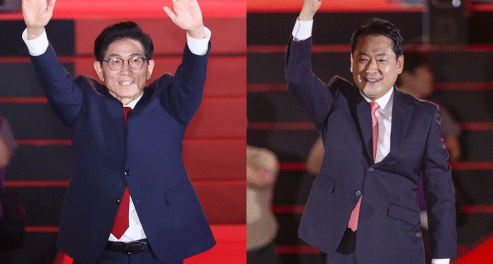 김문수 vs. 장동혁 결선 혈투 돌입…과반 득표 불발 26일 승부