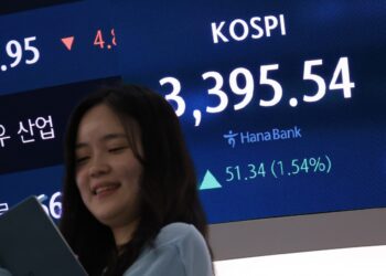 ‘고공행진’ 코스피 3400선 턱밑…사흘 연속 최고치