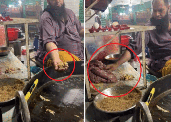 파키스탄 노점상 ‘맨손 오믈렛’ 충격 영상…네티즌 “설사 날 것 같다”