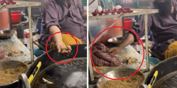 파키스탄 노점상 ‘맨손 오믈렛’ 충격 영상…네티즌 “설사 날 것 같다”