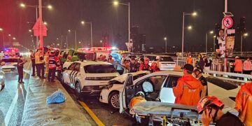 만취운전 30대女, 성수대교서 택시 2대와 충돌… 7명 병원 이송