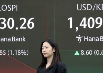 외국인·기관 순매도에…코스피 장중 3400선 붕괴