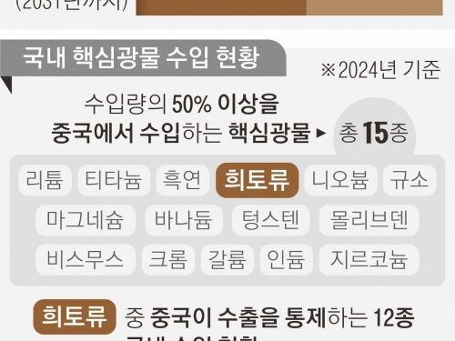 “中 마스가 제재 영향 미미”… 반도체 등 희토류 압박 우려엔 긴장