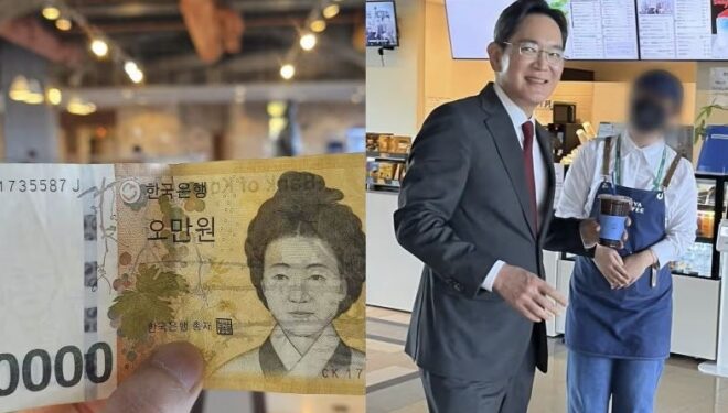 경주 APEC 때 커피 준 카페 직원 “이재용 회장에게 5만원 받았어요”