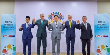 韓 주도 ‘믹타’ 정상회의…민주주의·국제협력 가치 재확인