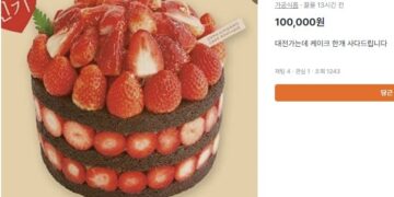 “10만원에 사드려요”…‘성심당 케이크’ 정가 2~3배 중고거래 대란