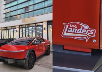 “단 한 대 뿐” 송도 누비는 ‘붉은색 사이버트럭’…차주 누군가 봤더니