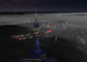 “산타 24일 밤 11시 27분 서울 통과”