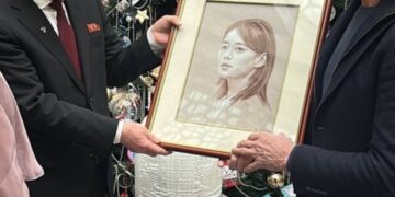 러, 北 김여정에게 초상화 그려 새해 선물