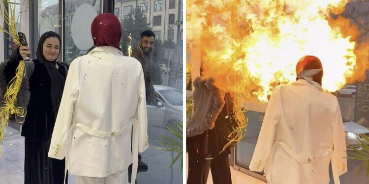 생일 촛불 끄는 순간, 눈앞에서 ‘쾅’…거대 화염 휩싸인 여성 ‘아찔’