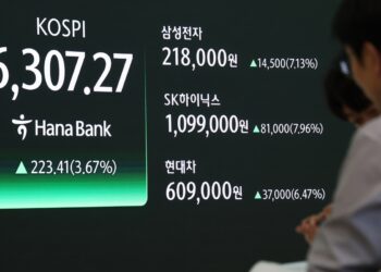 끝 모를 코스피, 6300도 ‘훌쩍’… 삼성전자 시총 첫 1조 달러