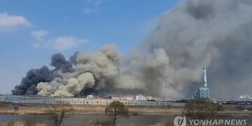 대전 문평동 자동차 부품제조 공장 화재…50여명 부상