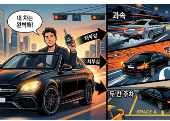 “두 칸 주차도 괜찮다?”…‘차부심’ 강할수록 위험 운전 더 관대
